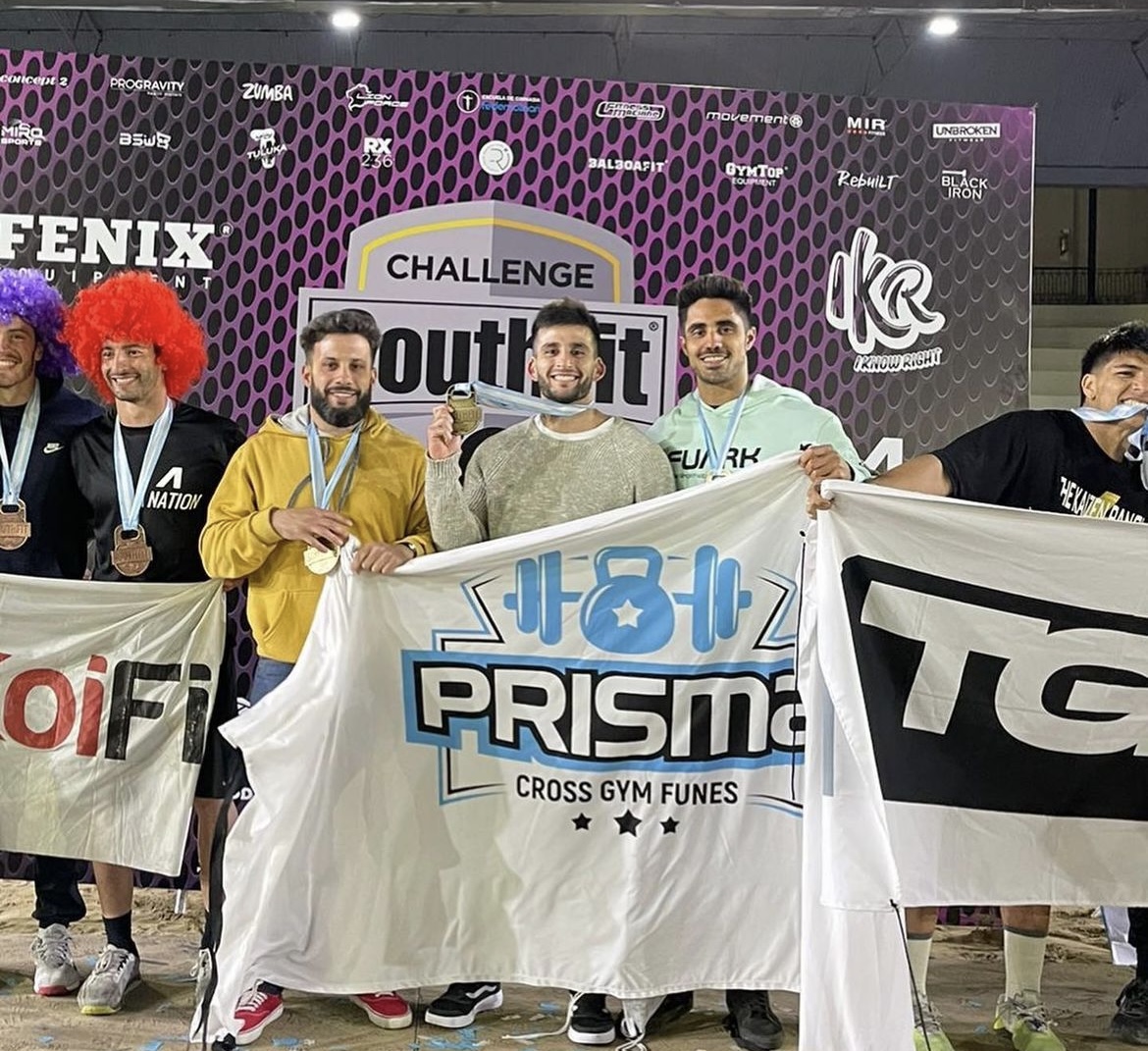 Tres funenses consiguieron el primer puesto en un torneo sudamericano de crossfit